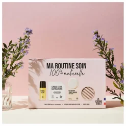 Coffret Routine Soin - Huile Sèche & Ecorecharge & Savon aux fleurs & Porte Savon