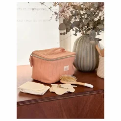 Coffret Vanity en velours All-in-one | Rose poudré