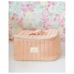 Coffret Vanity en velours All-in-one | Rose poudré