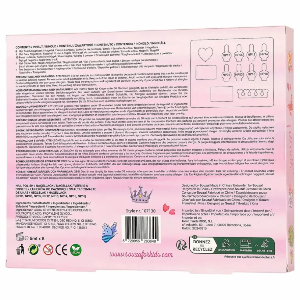 Coffret vernis à ongles Princesse
