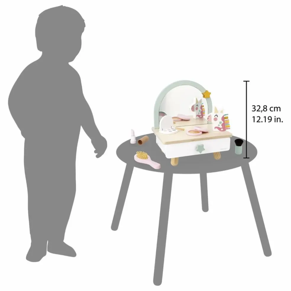 Coiffeuse de table Licorne