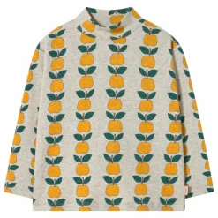 Col Roulé Côtelé Pommes Coton Bio | Crème