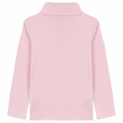 Col Roulé Logo Coton Bio | Rose