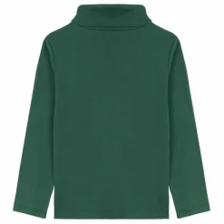 Col Roulé Logo Coton Bio | Vert sapin