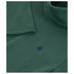 Col Roulé Logo Coton Bio | Vert sapin