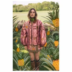 Collaboration Barbour x Farm Rio - Bottes Cami Caoutchouc | Vert