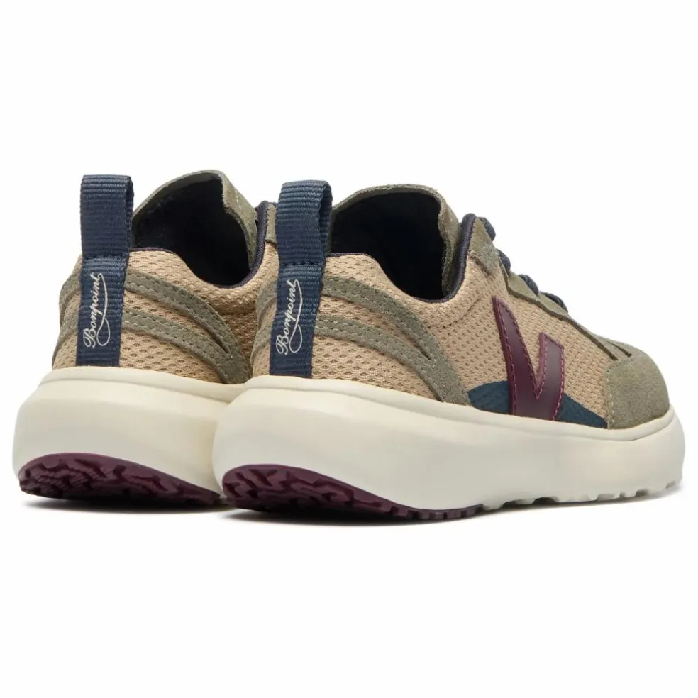 Collaboration Veja x Bonpoint - Baskets Lacets Elastiqués Canary Suede | Vert kaki