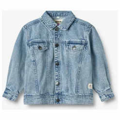 Collaboration Wheat x Pernille Teisbæk - Veste Denim Vive Coton Bio | Bleu