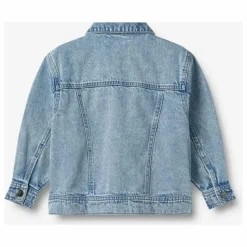 Collaboration Wheat x Pernille Teisbæk - Veste Denim Vive Coton Bio | Bleu