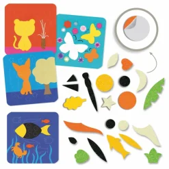 Collage en feutrine Douce nature