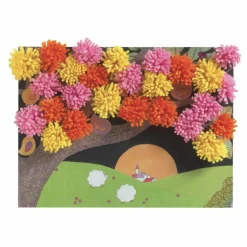 Collages des petits Explosion de pompons