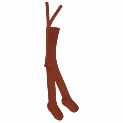 Collants à Bretelles Coton Bio | Rouille