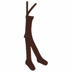 Collants à Bretelles Coton Bio | Marron