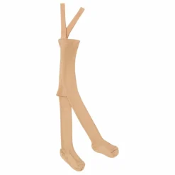 Collants à Bretelles Coton Bio | Marron glacé
