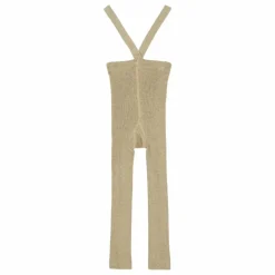 Collants à Bretelles Coton Bio Sans Pieds | Sable