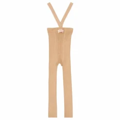 Collants à Bretelles Coton Bio Sans Pieds | Marron glacé