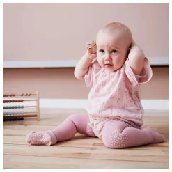 Collants Antidérapants Genoux et Pieds | Rose