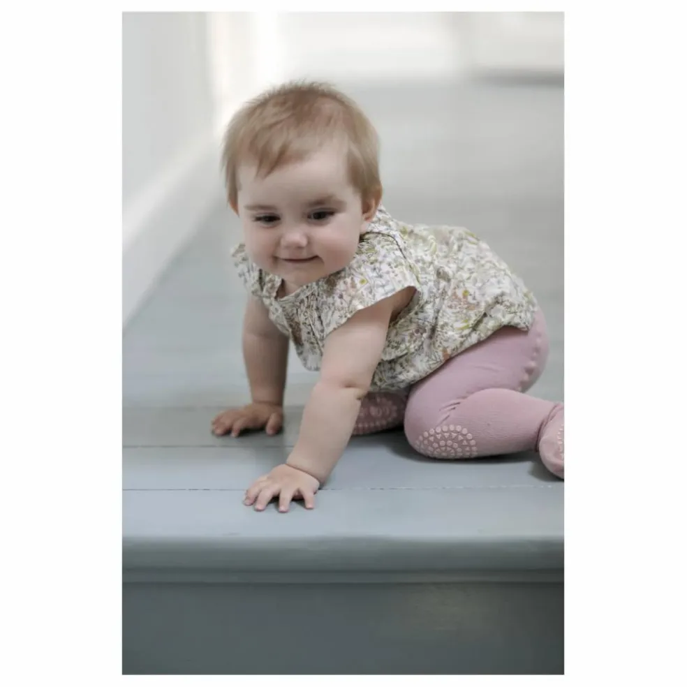 Collants Antidérapants Genoux et Pieds | Rose