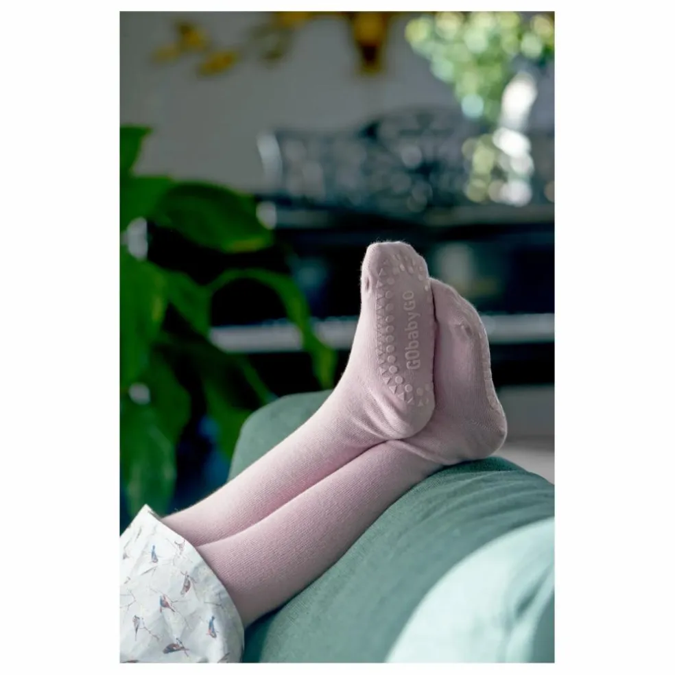 Collants Antidérapants Genoux et Pieds | Rose