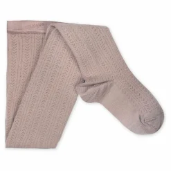 Collants en laine mérinos Angélique | Vieux Rose