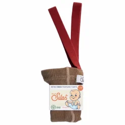 Collants Xmas Coton Bio | Olive
