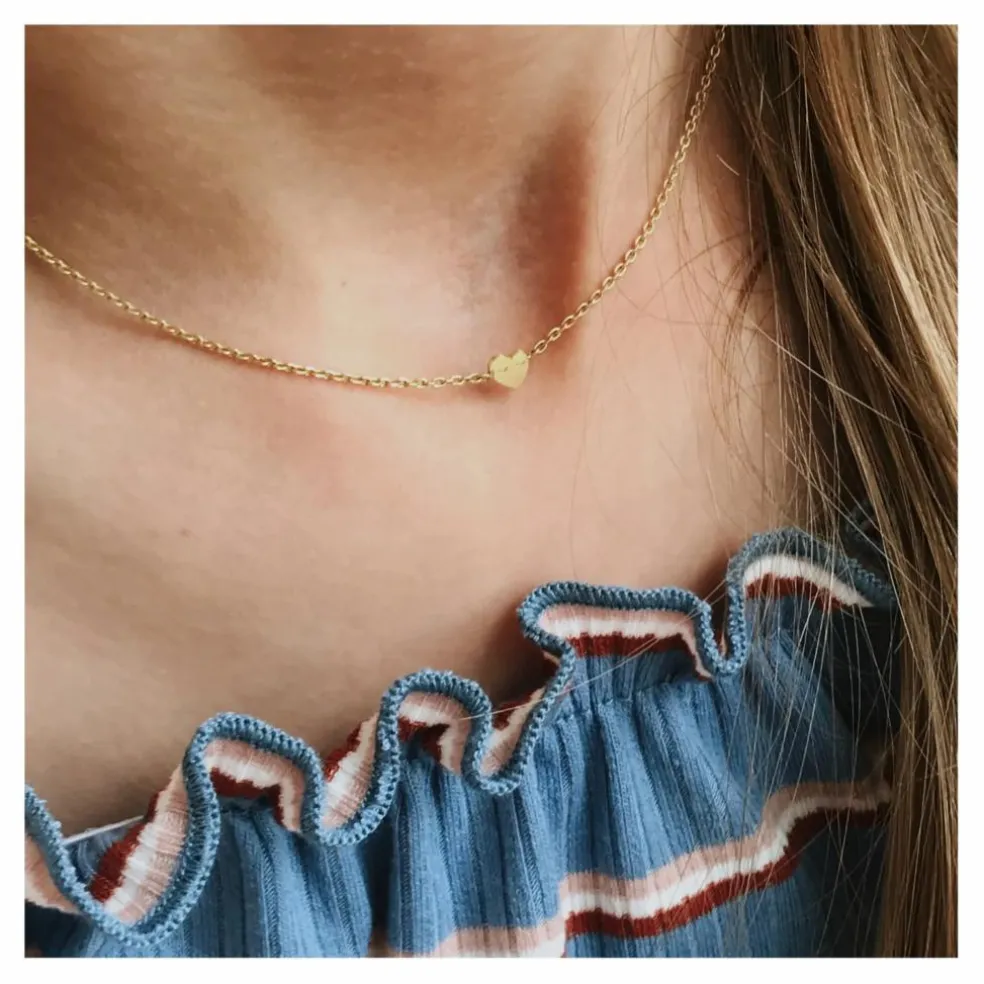 Collier Cœur | Doré