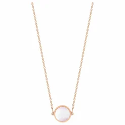 Collier Disc Mini Ever | Nacre Rose