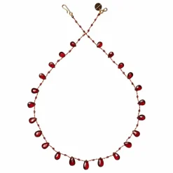 Collier Elston Drops & Beads | Grenat