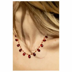 Collier Elston Drops & Beads | Grenat
