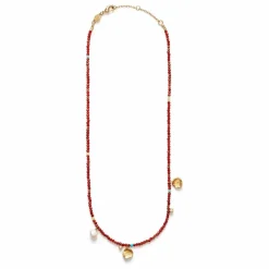 Collier Maroon Harmony | Rouge