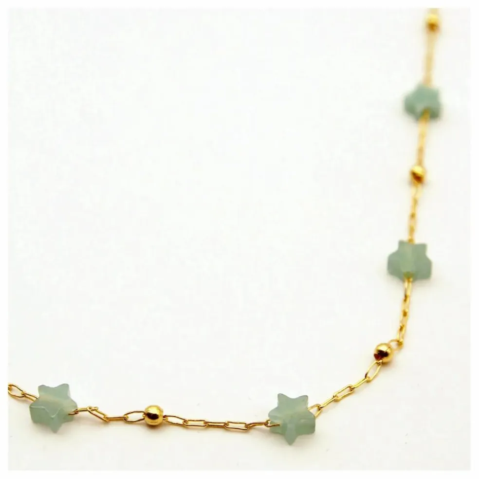 Collier Stone Star | Doré
