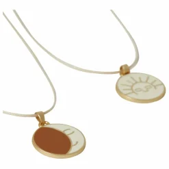Colliers émail | Beige