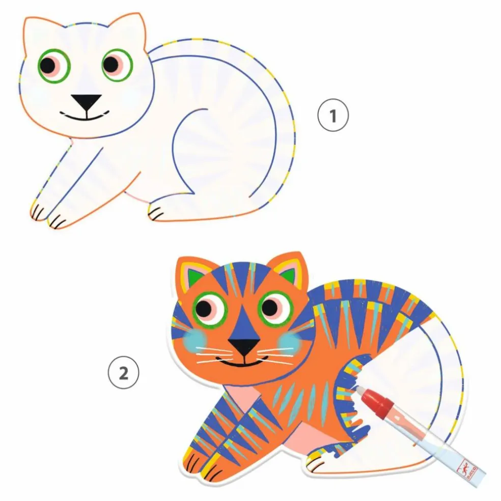 Coloriage à l'eau Animalo-Ma