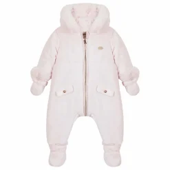 Combi Pilote Fourrée | Rose pâle