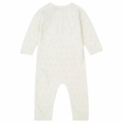Combinaison Ajourée Mérinos Maman | Ecru