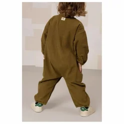 Combinaison Big Papi Velours Côtelé Coton Bio | Vert kaki
