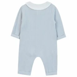 Combinaison Brodée Lapin | Bleu ciel
