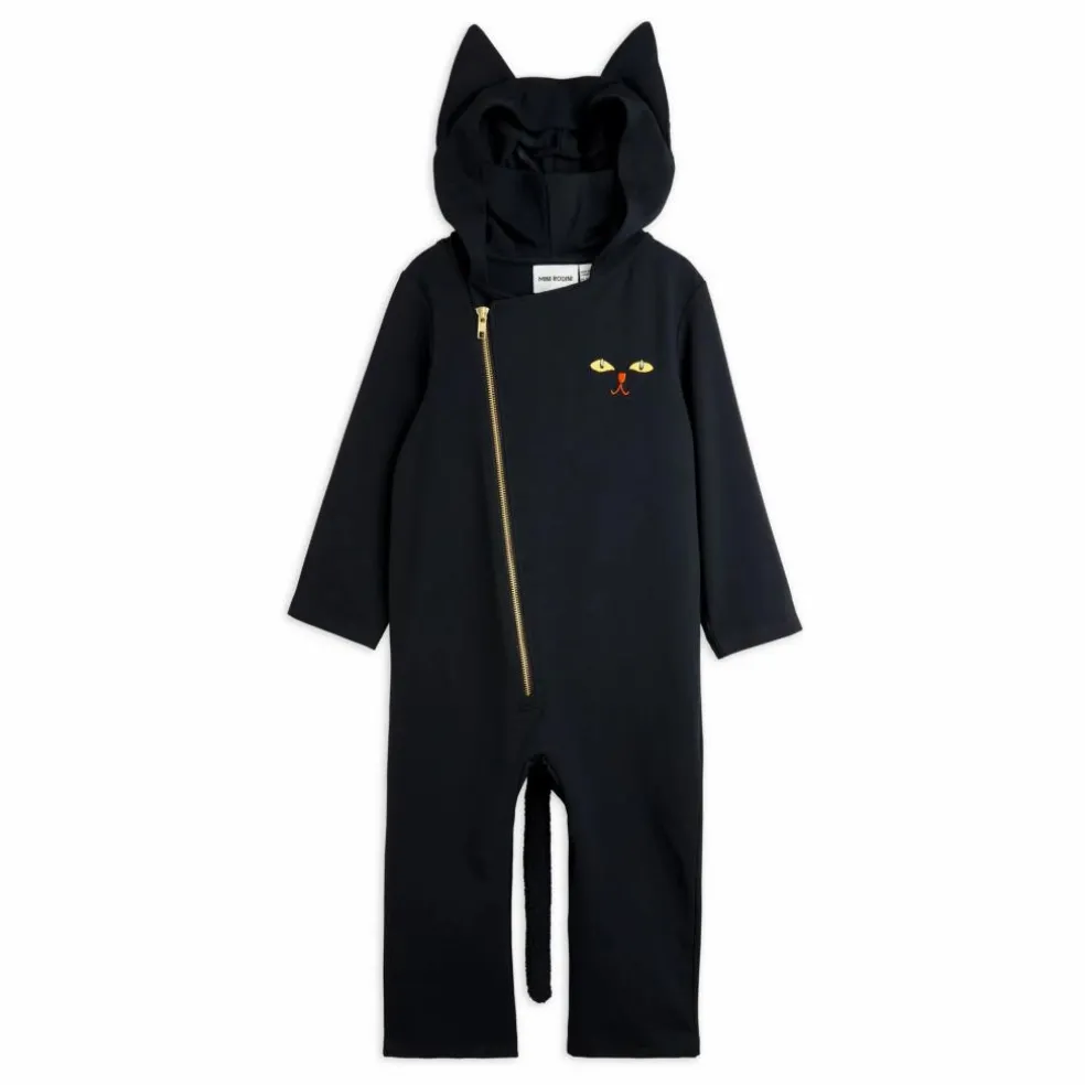 Combinaison Chat Coton Bio | Noir