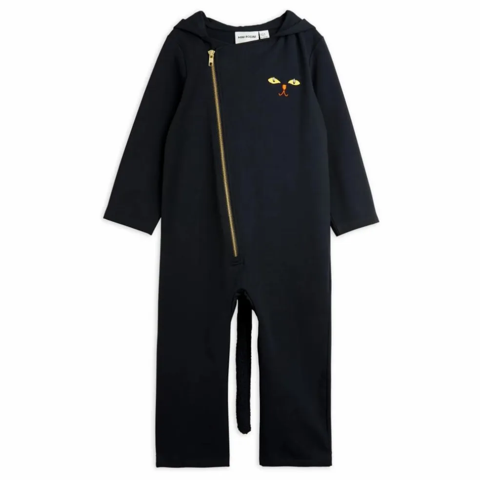 Combinaison Chat Coton Bio | Noir
