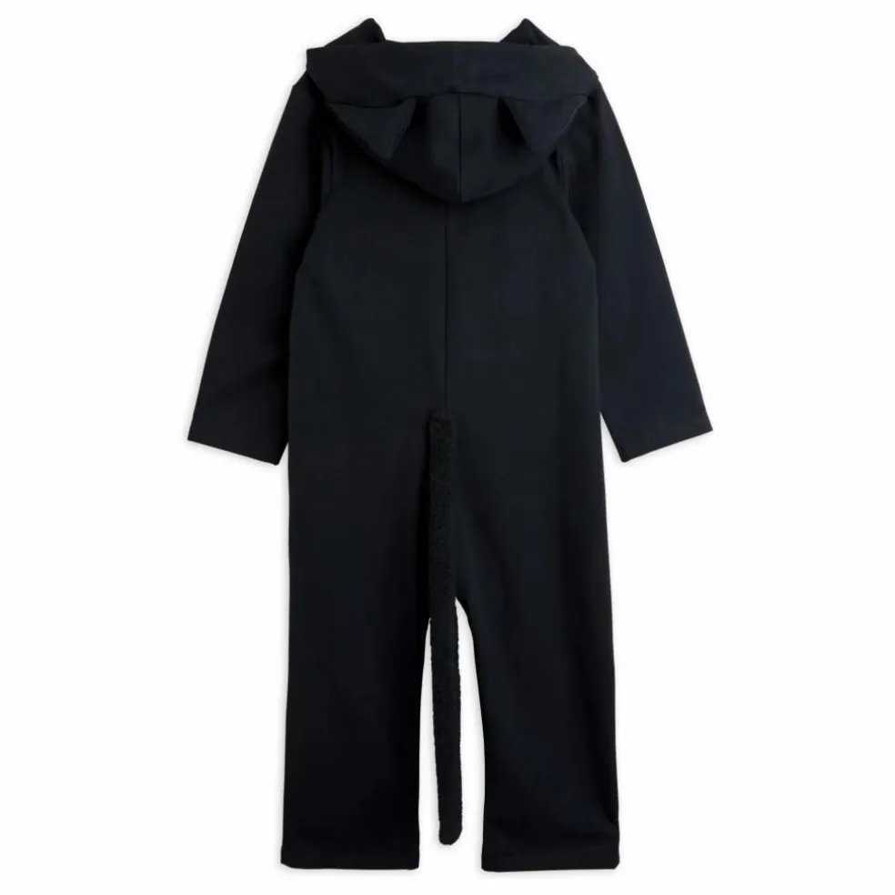 Combinaison Chat Coton Bio | Noir
