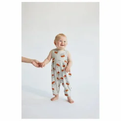 Combinaison Coton Bio Tambours | Gris