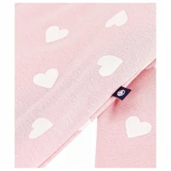 Combinaison Cœurs Coton Ouatiné | Rose pâle