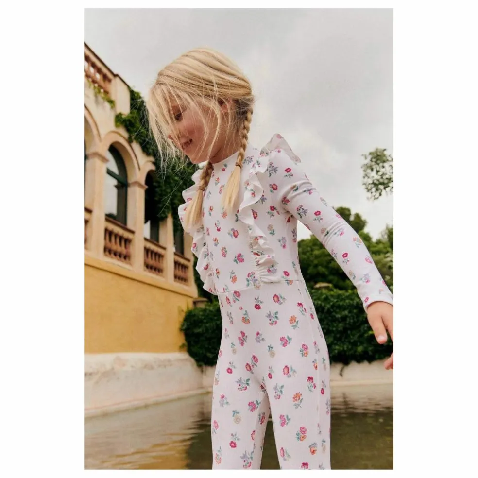 Combinaison de Bain Linette Fibres Recyclées | Ecru