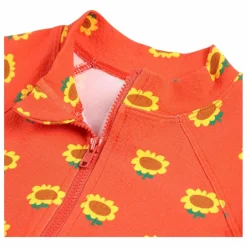 Combinaison de Bain Tournesol Fibres Recyclées | Rouge