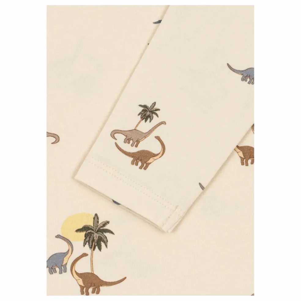 Combinaison Dinosaures Coton Bio | Beige