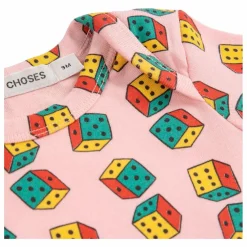 Combinaison Dés Coton Bio | Rose