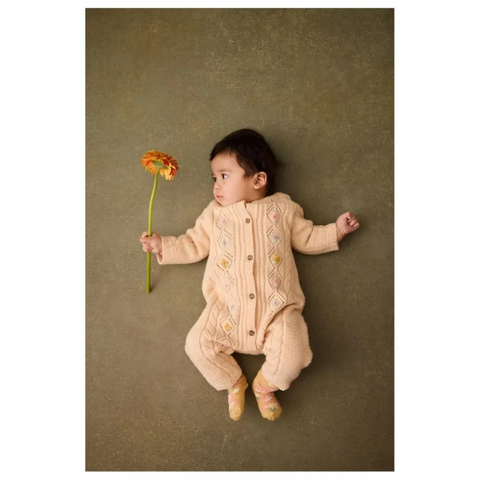 Combinaison Idrina Laine | Rose pâle