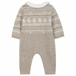 Combinaison Jacquard Cachemire | Grège