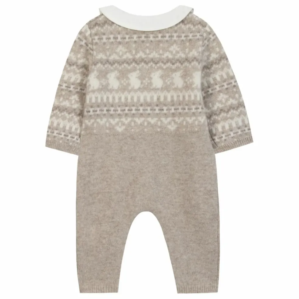 Combinaison Jacquard Cachemire | Grège