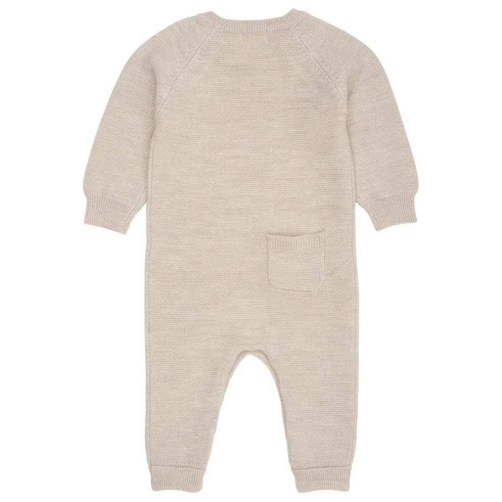 Combinaison Laine Mérinos | Beige chiné